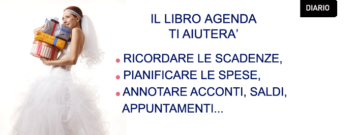 diario di nozze - libro agenda diario